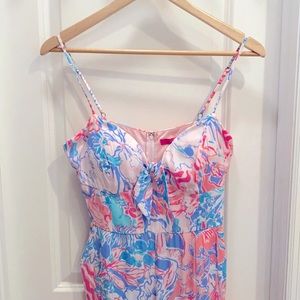 Lilly Pulitzer Romper w/ pockets and built-in bra!